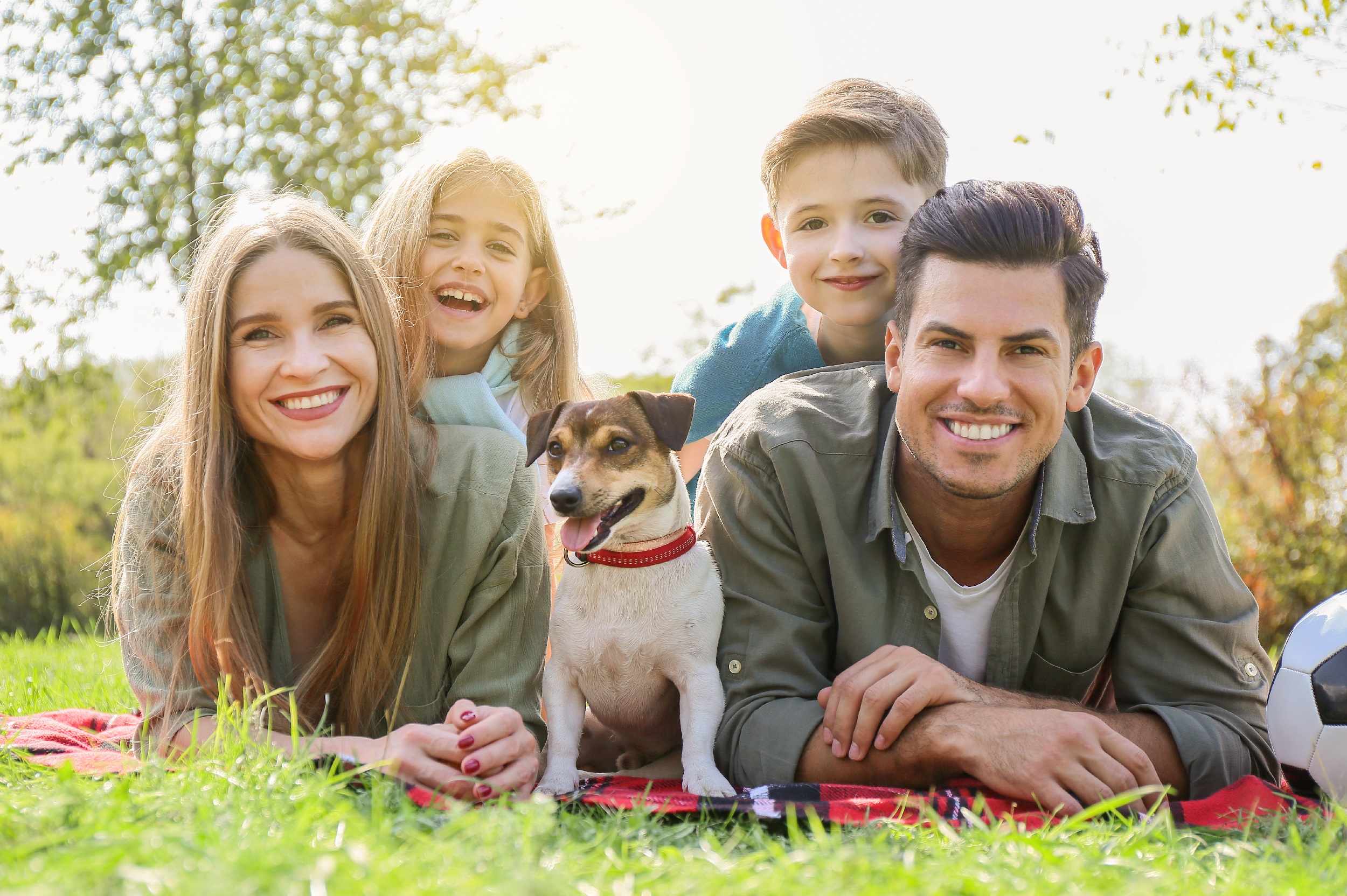 Family With Dog